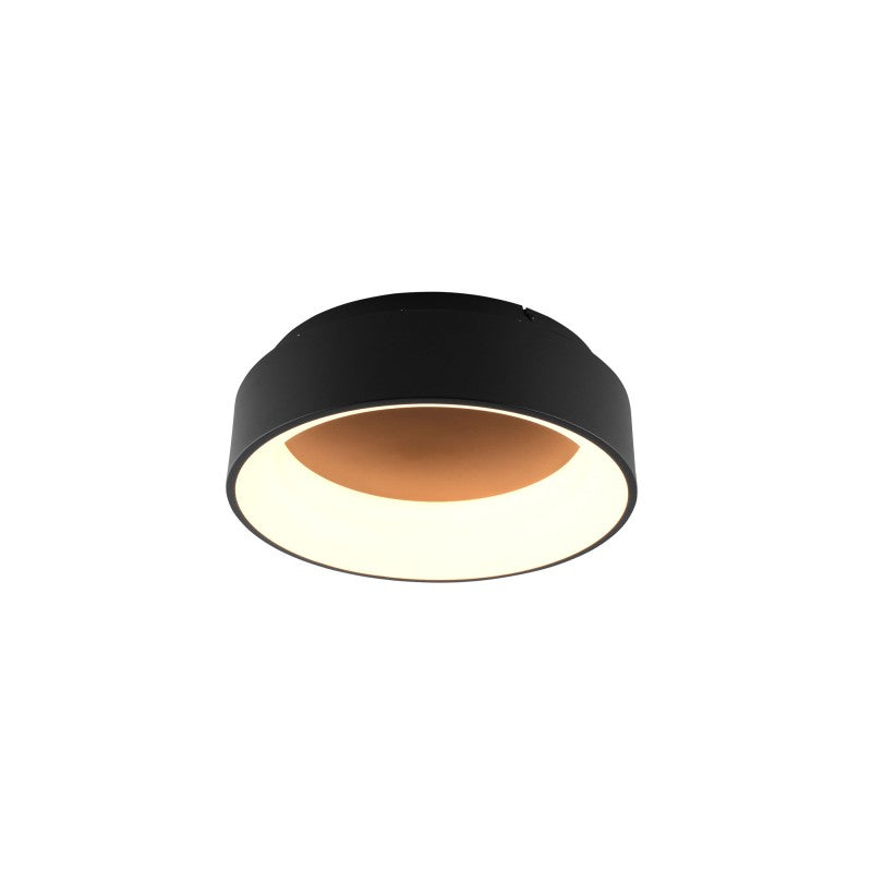 NOAH BLACK LED CEILING LAMP 40W 5600LM CCT 45X45X13CM