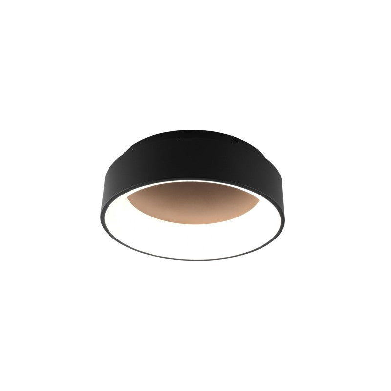 NOAH BLACK LED CEILING LAMP 40W 5600LM CCT 45X45X13CM