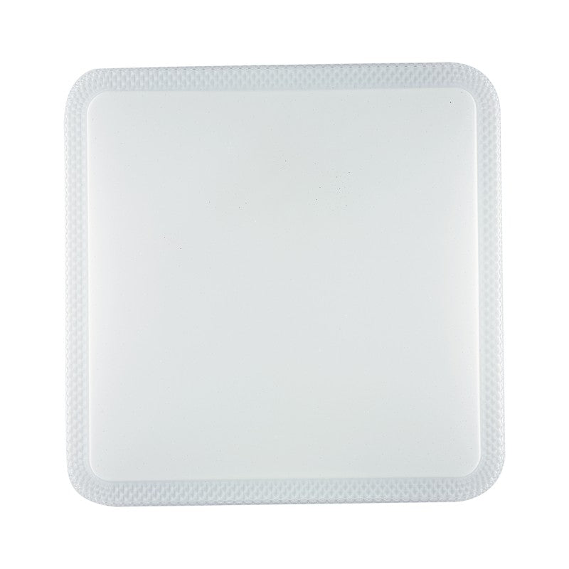 SQUARE WHITE PIXEL LED CEILING LAMP 18W 1815LM CCT 28.5X7.5X28.5CM 