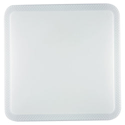 SQUARE WHITE PIXEL LED CEILING LIGHT 40W 3900LM CCT DIMMABLE WI-FI WITH REMOTE CONTROL 48X9X48CM 