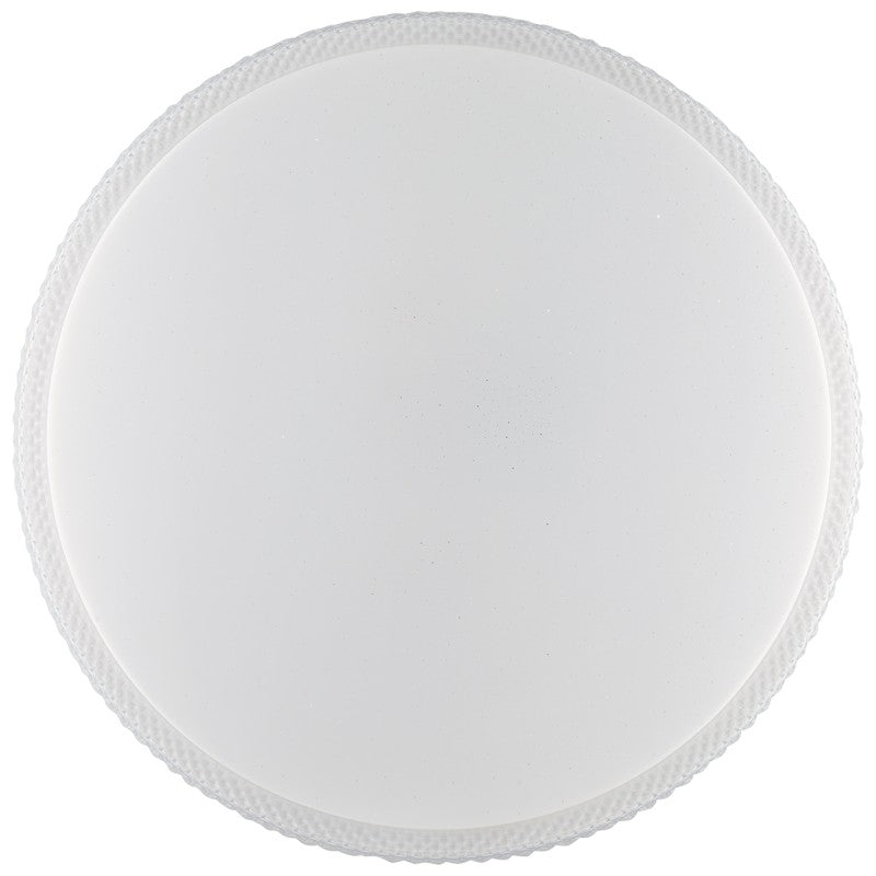 PIXEL ROUND WHITE LED CEILING LIGHT 66W 6540LM CCT DIMMABLE WI-FI WITH REMOTE CONTROL 76.5X10X76.5CM 
