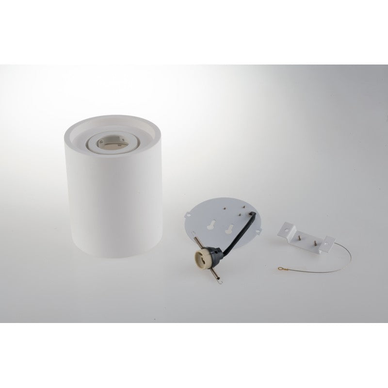 PLAFONIERA SPACE TONDA BIANCA 1XGU10 13,4X16CM