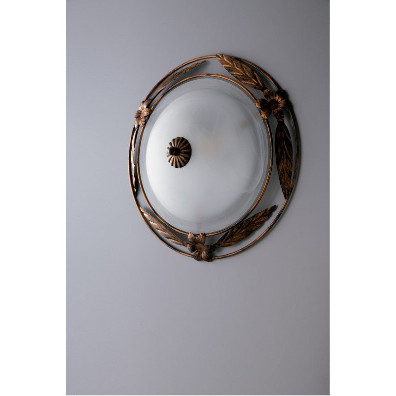 PLAFONIERA RICCIO BIANCA 3XE27 50X50X11,6CM