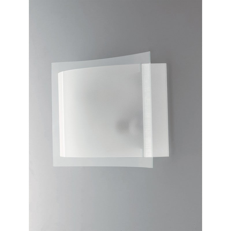 PLAFONIERA RIGHE BIANCA 3XE27 38X7,5X35CM