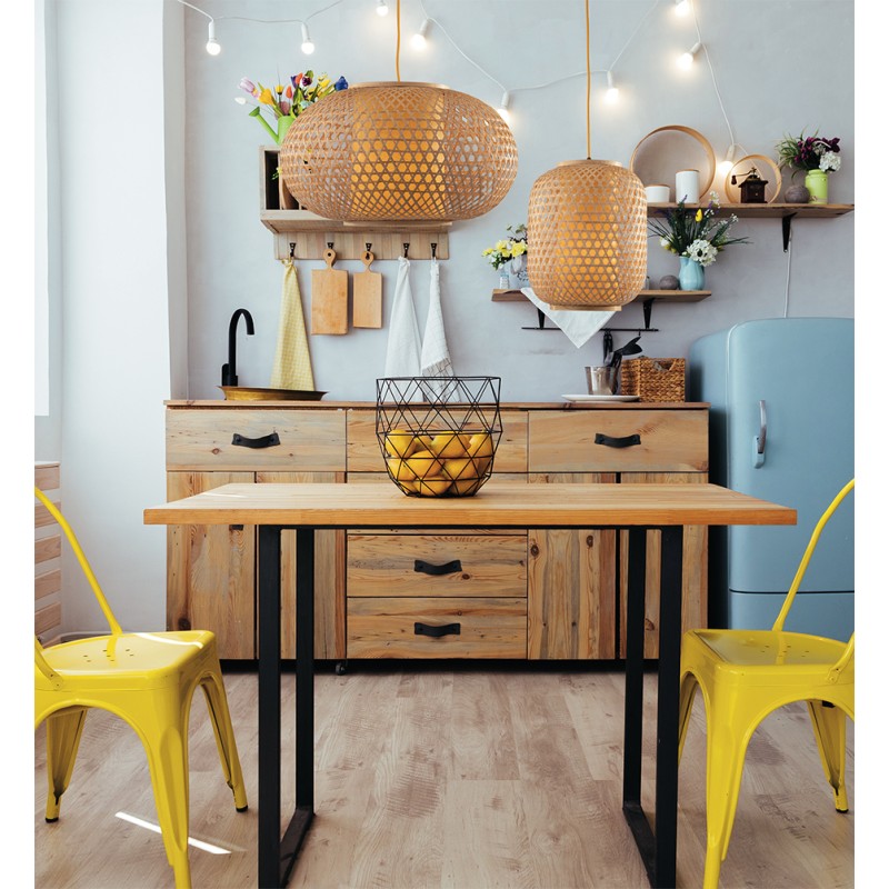 SOSPENSIONE ZEN OCRA 1XE27 60X60X120CM