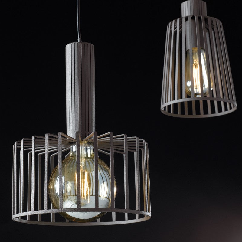 SOSPENSIONE DAYTON BRONZO 1XE27 16X16X126,4CM