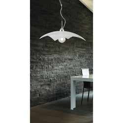 MIRO' WHITE SUSPENSION 1XE27 45X45X110CM 