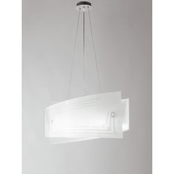 CONCEPT WHITE SUSPENSION 4XE27 60X20X130CM 